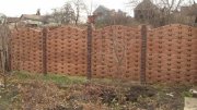 "Доска" листопад (на 4 плиты)+ столб 2,7 коричневый